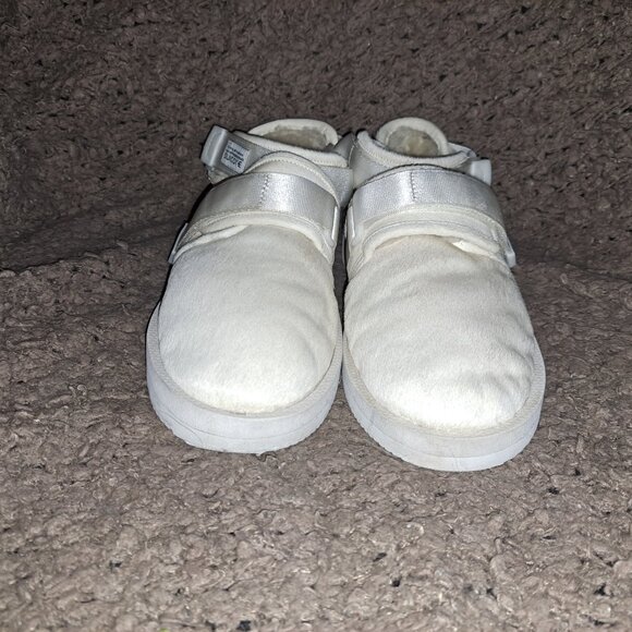 SUICOKE OG-061 White Shearling Sabot Sandals-Sz 42/9 Men-Excellent - Picture 3 of 9